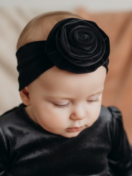 Χειροποίητη Κορδέλα Μαύρο Βελούδο 1000-ECHR0024