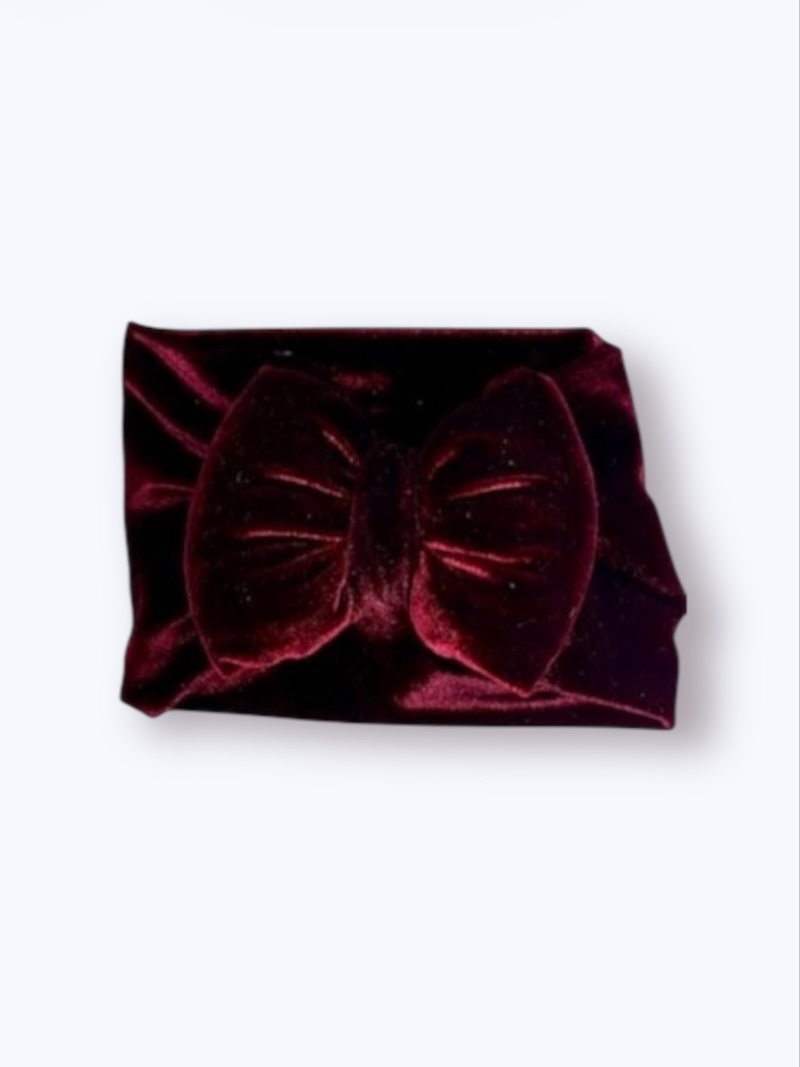 Χειροποίητο Τουρμπάνι Ανοιχτό Μπορτνό Βελούδο 3000-CHR0021 - Image 2