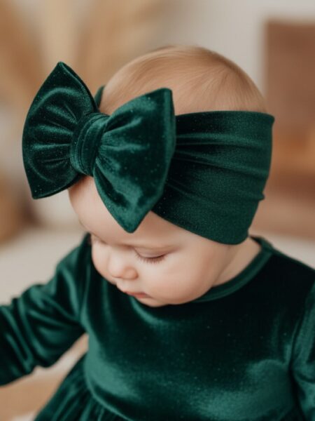 Χειροποίητο Τουρμπάνι Ανοιχτό Κυπαρισί Βελούδο 3000-CHR0023