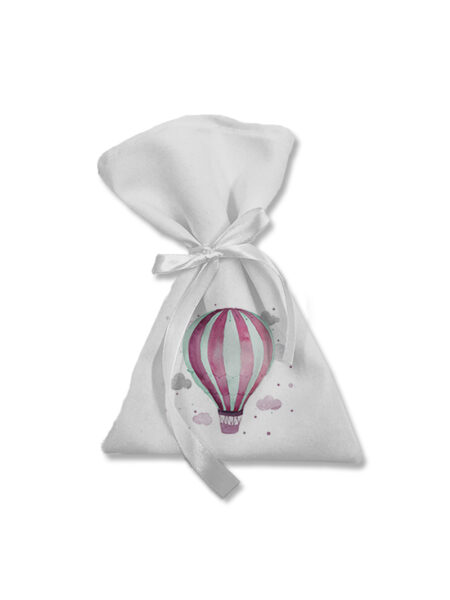 20052_Αερόστατο Pink Girl (Πουγκί Βάπτισης)