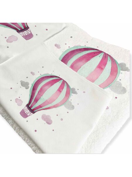 20052_Αερόστατο PinkGirl (Λαδόπανα Βάπτισης)