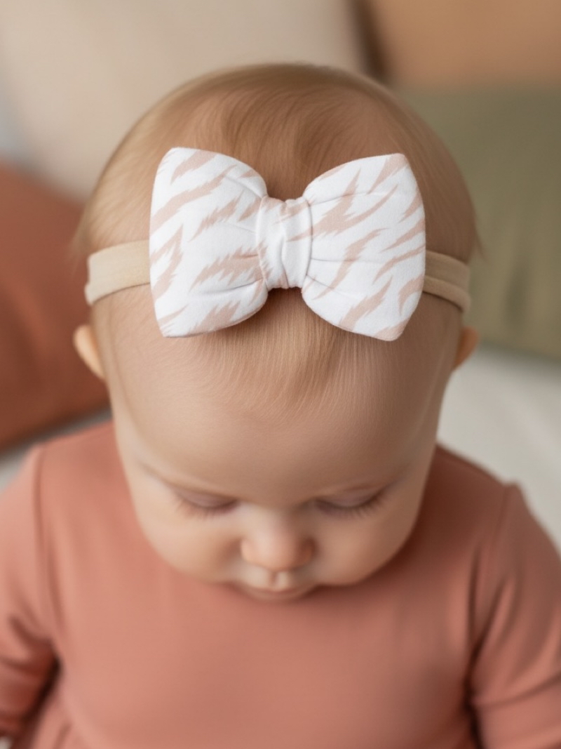 Χειροποίητη Κορδέλα Σομόν Ζεβρέ CETH0010C