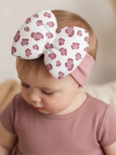 Χειροποίητη Κορδέλα Σάπιο Μήλο Λεοπάρ EETH0006C