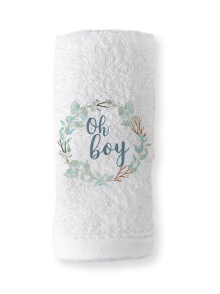 20020_oh boy (Μπομπονιέρα Πετσέτα χεριών)
