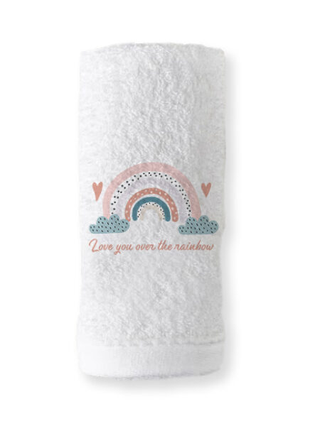 20037_rainbow (Μπομπονιέρα Πετσέτα χεριών)