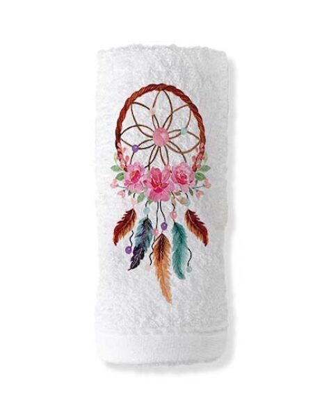 21025_ catch-your-dreams (Μπομπονιέρα Πετσέτα χεριών)