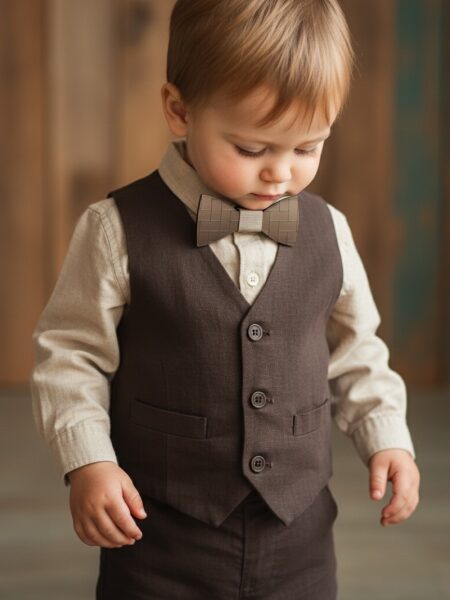 Παπιγιόν Όψης Μετάλλου BRONZE0002