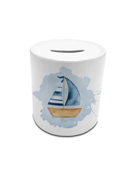 21027 Blue Boat (Μπομπονιέρα Κουμπαράς)