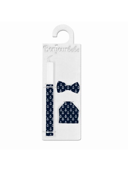 Λαμπάδα με Χειροποίητα Αξεσουάρ "BASIC EASTER_ANCHOR"