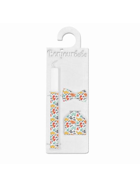 Λαμπάδα με Χειροποίητα Αξεσουάρ "BASIC EASTER_DINO"