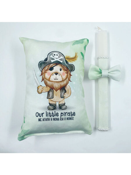 Σετ Λαμπάδα-Μαξιλάρι με Αξεσουάρ (Παπιγιόν) LAMPILBOY0004