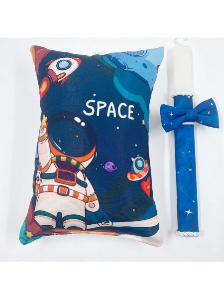 Σετ Λαμπάδα-Μαξιλάρι με Αξεσουάρ (Παπιγιόν) LAMPILBOY0006