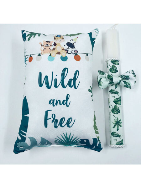 Σετ Λαμπάδα-Μαξιλάρι με Αξεσουάρ (Παπιγιόν) LAMPILBOY0009