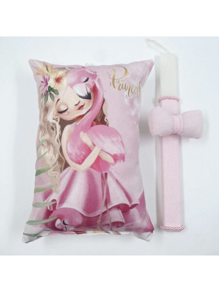 Σετ Λαμπάδα-Μαξιλάρι με Αξεσουάρ (Κορδέλα Μαλλιών) LAMPILGIR0006