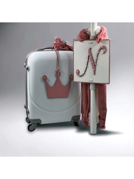 24013 Princess Monogram (Ολικό Βαπτιστικό Πακέτο Νονού / Νονάς)