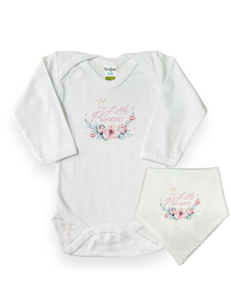 Flower Little Princess (Κορμάκι-Σαλιάρα)