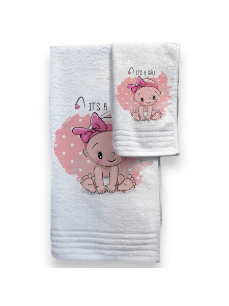 Μωράκι Baby Girl  (Σετ Πετσέτες)