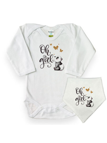 Panda Oh Girl!  (Κορμάκι-Σαλιάρα)