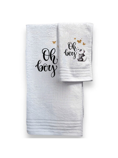 Panda Oh Boy! (Σετ Πετσέτες)