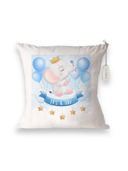 Ελεφαντάκι It΄s a Boy   (Διακοσμητικά Μαξιλάρια)