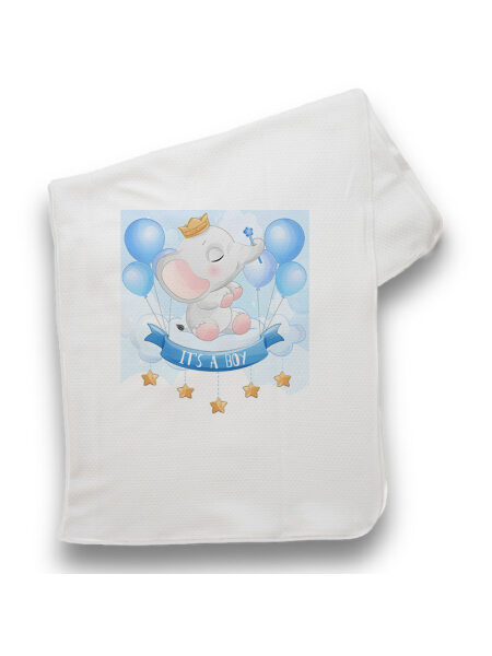 Ελεφαντάκι It΄s a Boy  (Πάνα Πικέ)