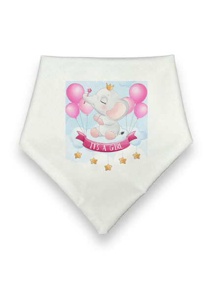 Ελεφαντάκι It΄s a Girl  (Σαλιάρα)