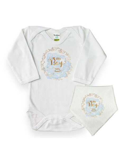 Boy Baby Shower (Κορμάκι-Σαλιάρα)