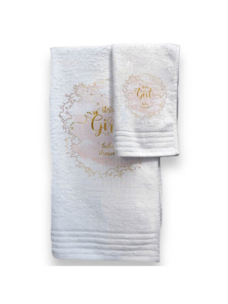 Girl Baby Shower  (Σετ Πετσέτες)