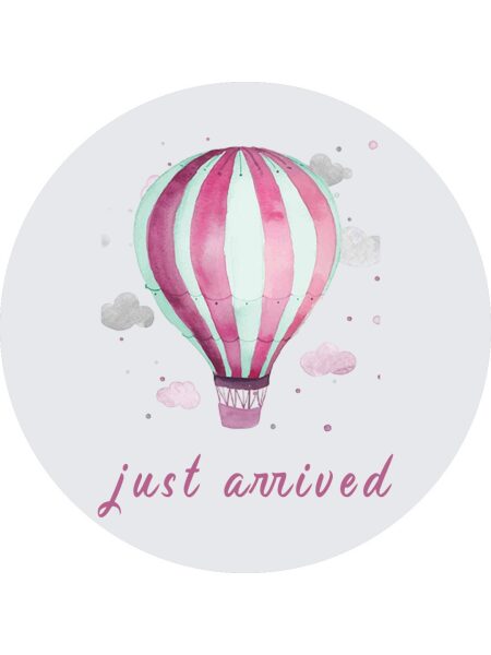 Έφτασα Ροζ Αερόστατο