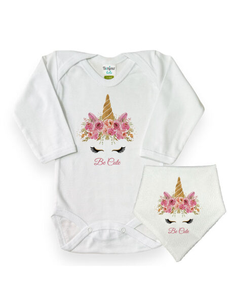 Unicorn in Flowers (Κορμάκι-Σαλιάρα)