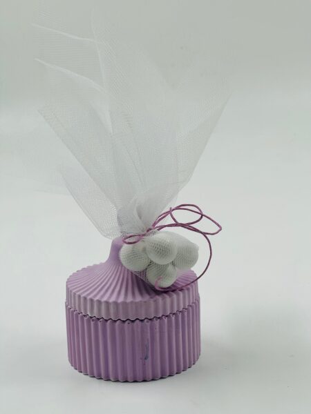 Μπομπονιέρα Υγρής Πορσελάνης EPRITSLILA0010