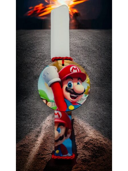 EASTER 24006 Πασχαλινή Λαμπάδα Bonjourbebe με Θέμα τον "Super Mario"