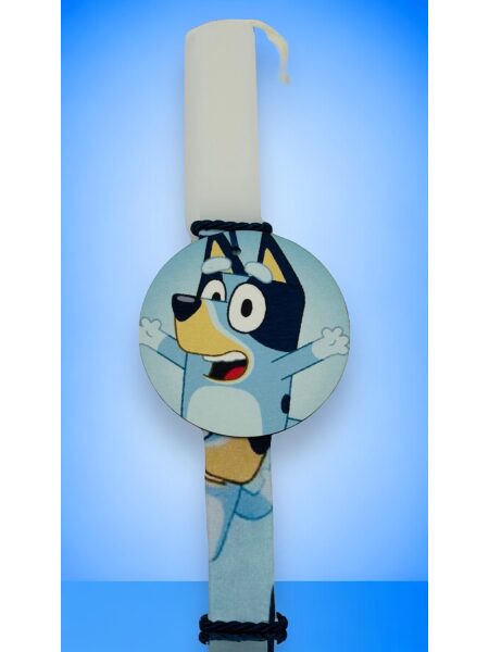 EASTER 24007 Πασχαλινή Λαμπάδα Bonjourbebe με Θέμα "Blueyyy"