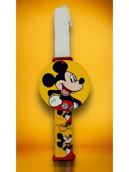 EASTER 24009 Πασχαλινή Λαμπάδα Bonjourbebe με Θέμα τον "Yellow Mouse"