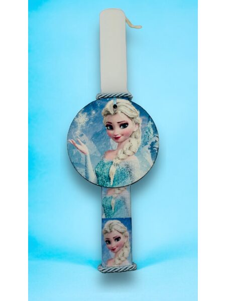 EASTER 24010 Πασχαλινή Λαμπάδα Bonjourbebe με Θέμα "Frozen"