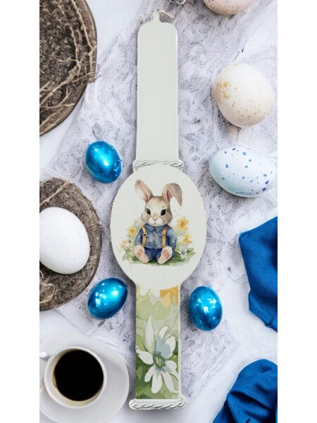 EAS100024-7A Πασχαλινή Λαμπάδα Bonjourbebe με Θέμα "Yellow Rabbit"