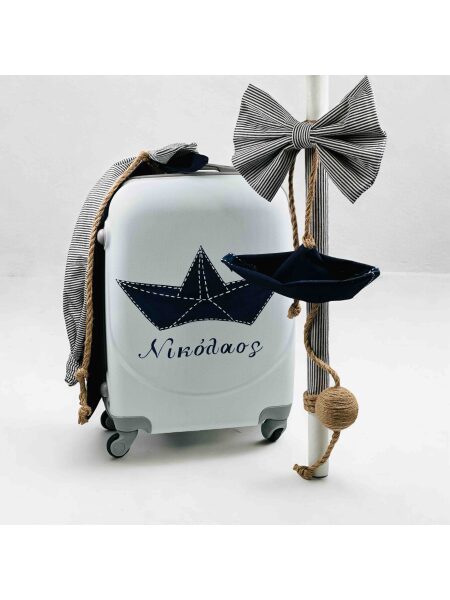 24043_PaperBoat (Ολικό Βαπτιστικό Πακέτο Νονού / Νονάς)