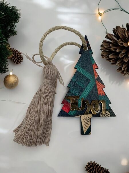 Ξύλινο Στολίδι Δεντράκι (KSTOL25003)