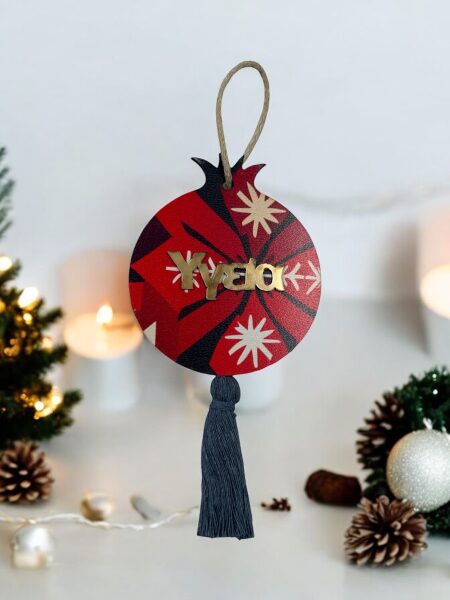 Ξύλινο Στολίδι Ρόδι (KSTOL25002)