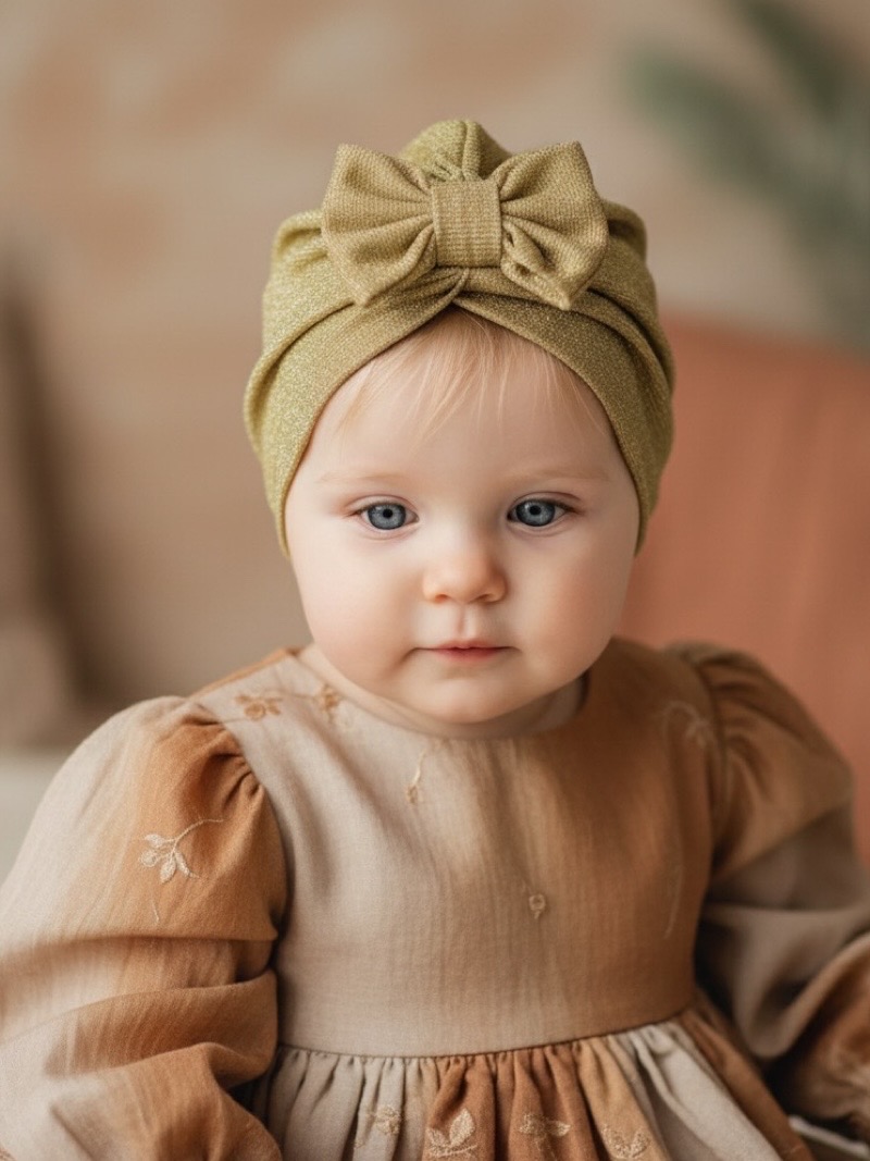 Χειροποίητο Τουρμπάνι Κλειστό Χρυσό Λούρεξ 3000-CHR0030