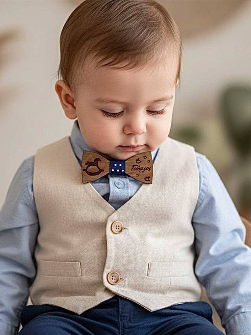 Ξύλινα Παπιγιόν Themes edition 0053