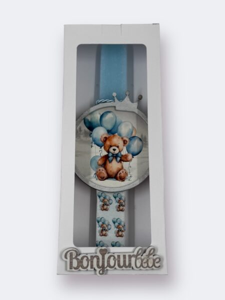 Πασχαλινή Λαμπάδα Αρκουδάκι με Μπαλόνια  BDEAS25003