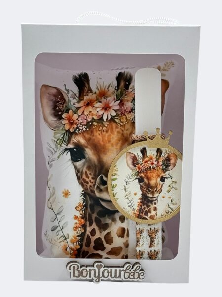 Πασχαλινή Λαμπάδα με Μαξιλάρι Καμηλοπάρδαλη BDEAS25004a