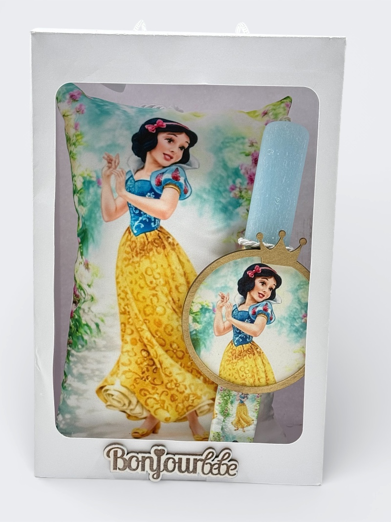 Πασχαλινή Λαμπάδα με Μαξιλάρι Πριγίπισσας PREAS006a