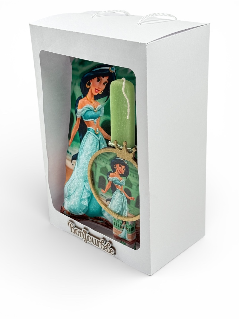 Πασχαλινή Λαμπάδα με Μαξιλάρι Πριγίπισσας PREAS007a - Image 2