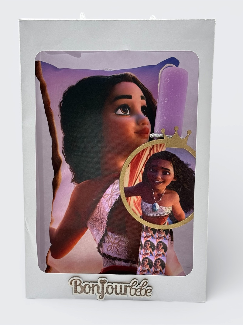 Πασχαλινή Λαμπάδα με Μαξιλάρι Πριγίπισσας PREAS009a